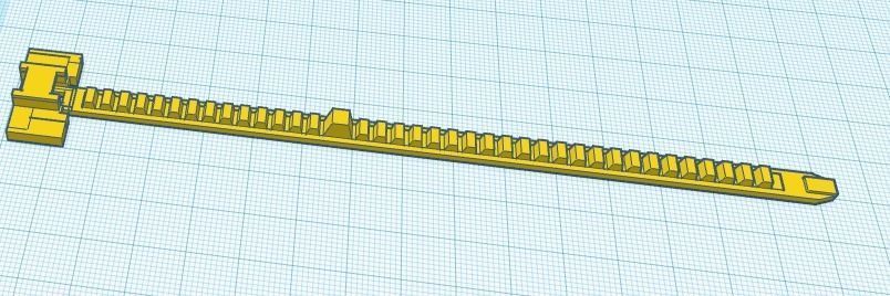 POWER RANGERS NINJA STORM HURRICANGER SPIN BEE RIP CORD 3D print model_2