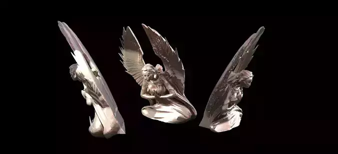 Preying holy Elizabeth Statue