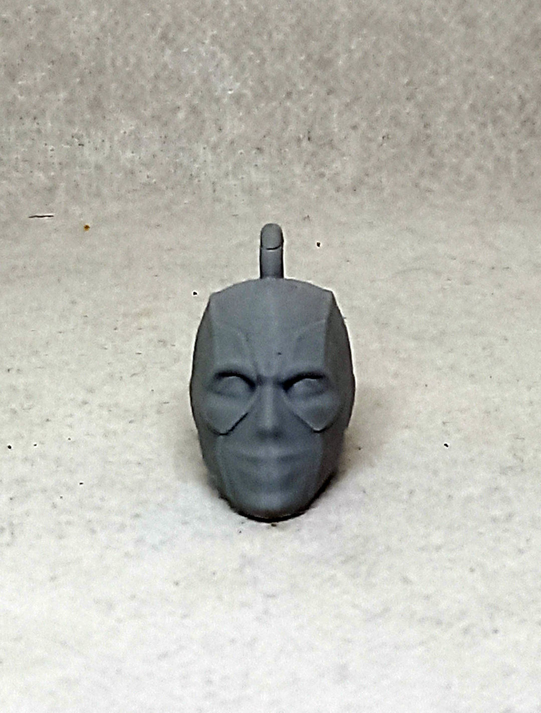 Deadpool keychain smiling expression version 3D print model_9