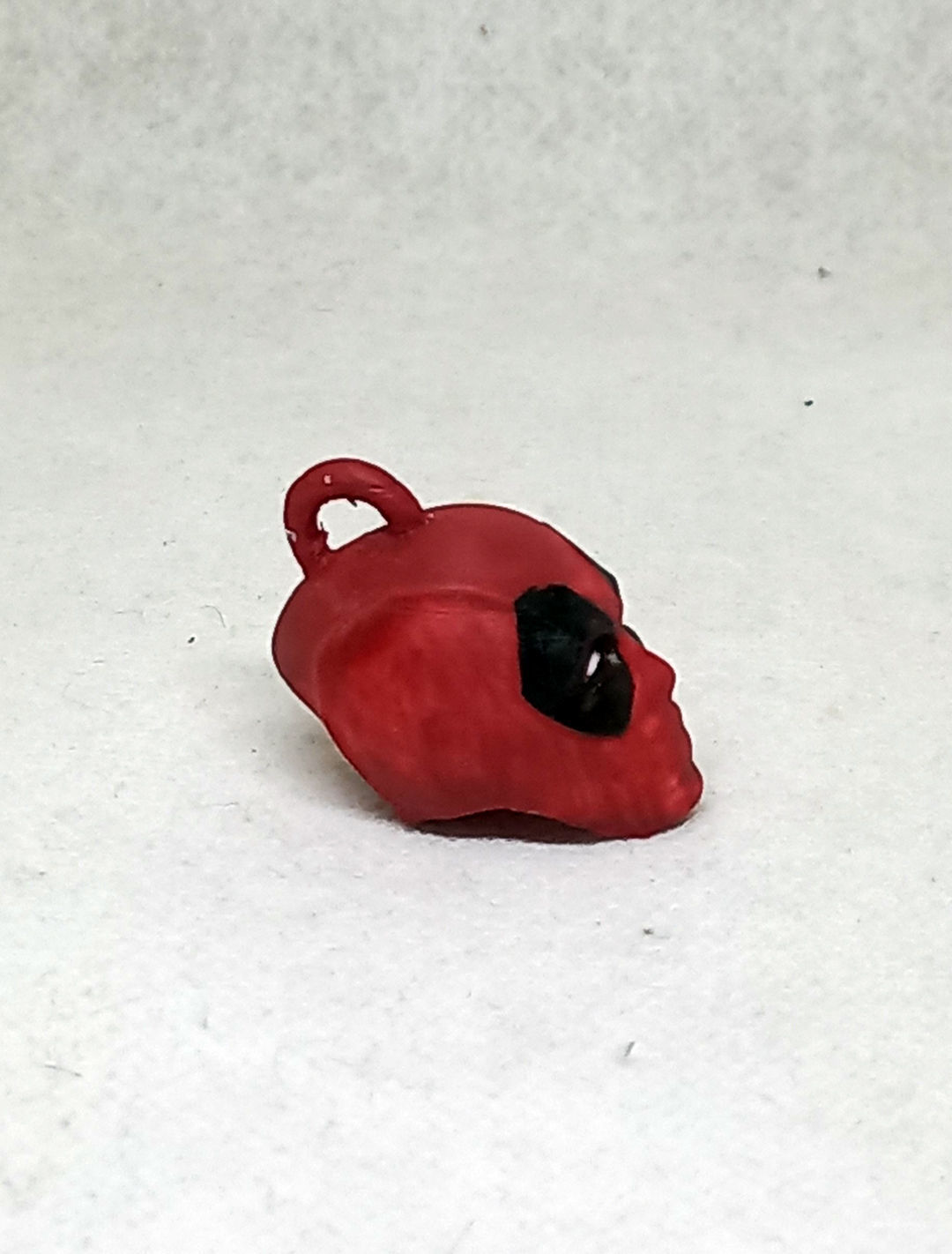 Deadpool keychain smiling expression version 3D print model_7