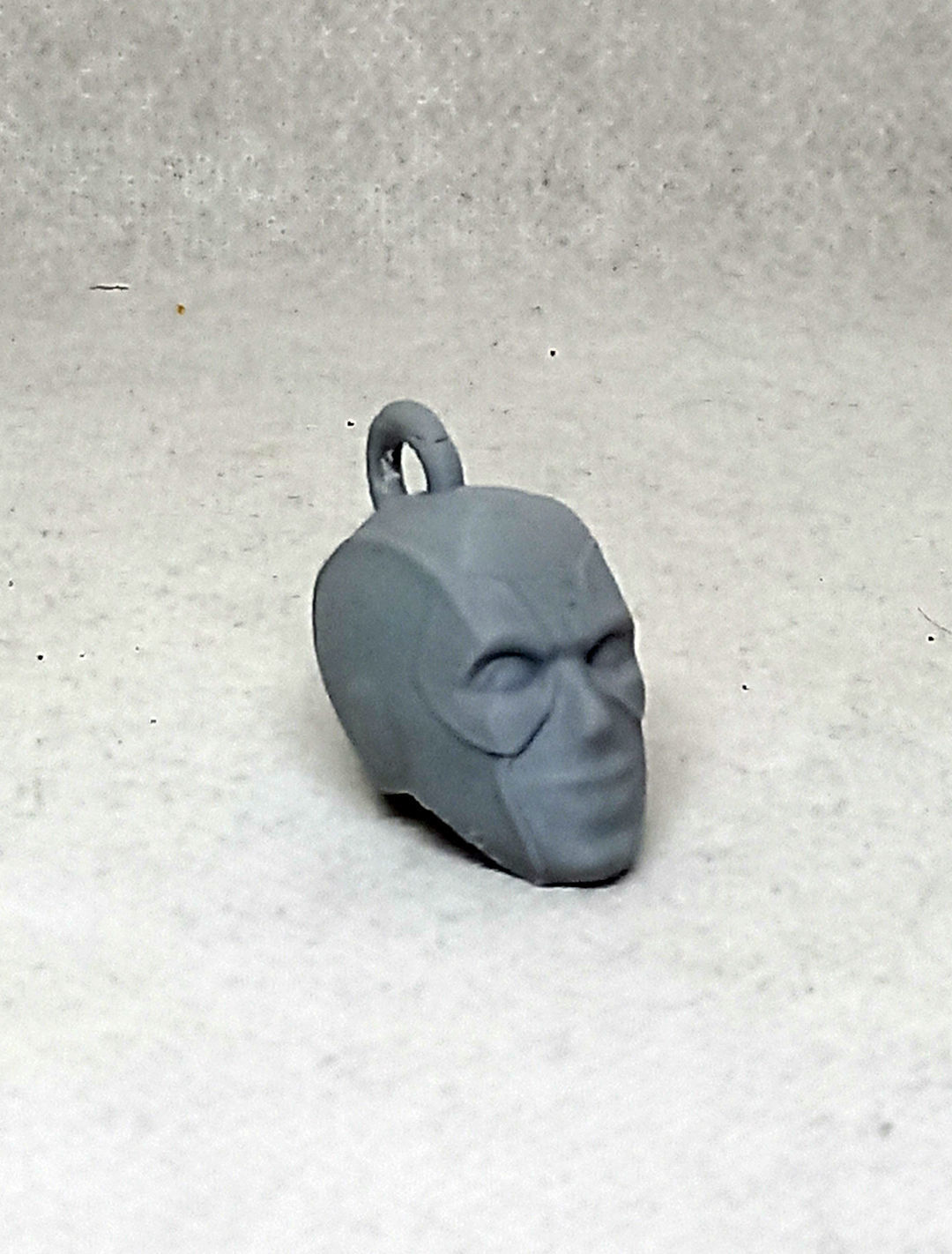 Deadpool keychain smiling expression version 3D print model_16
