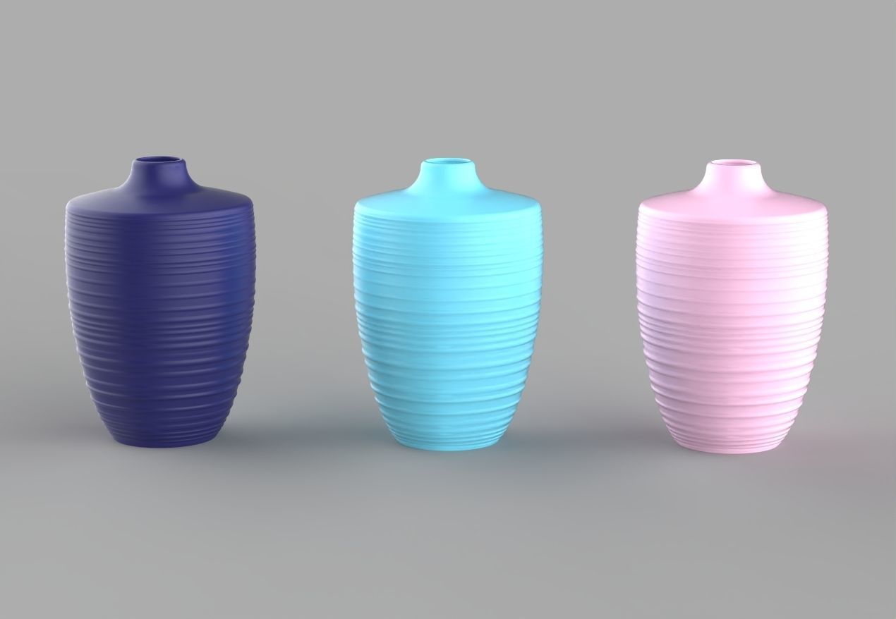 Modern REVO 1 Flower Vase 3D print model_3