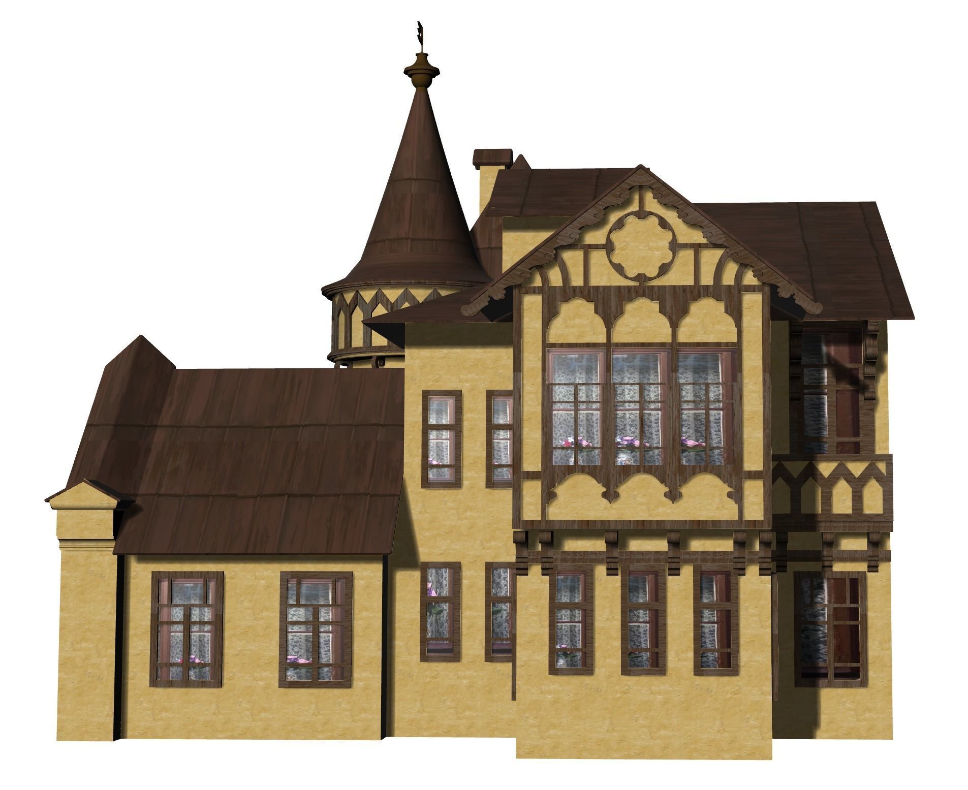 Girschfeld house 3D model_6