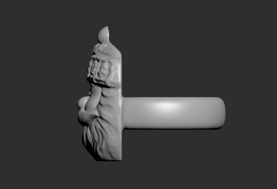 Santa Claus Napkin Ring 3D print model_7