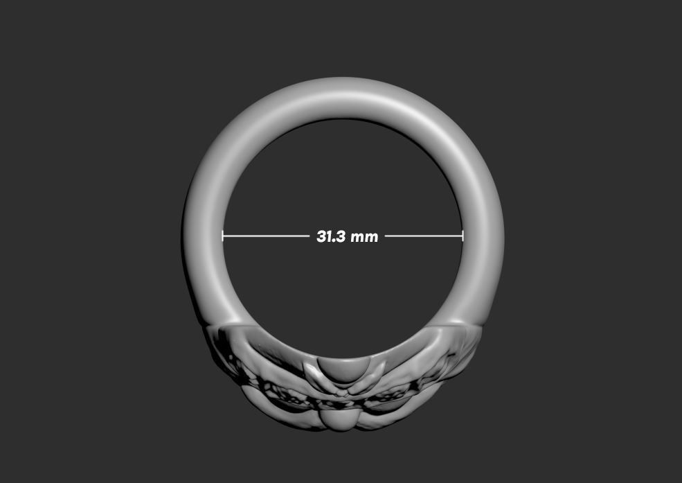 Santa Claus Napkin Ring 3D print model_2