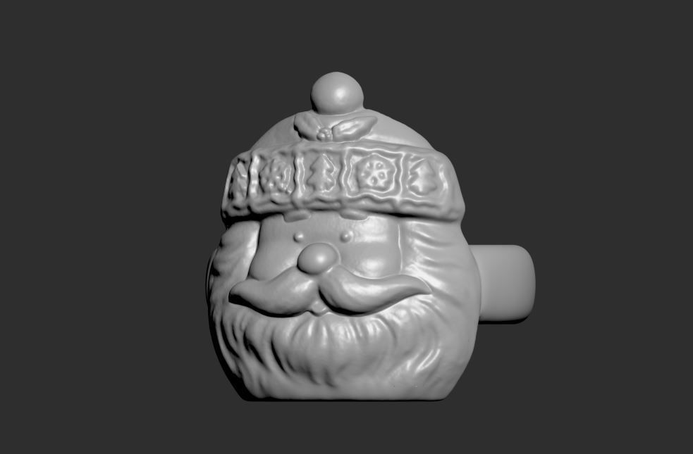 Santa Claus Napkin Ring 3D print model_3