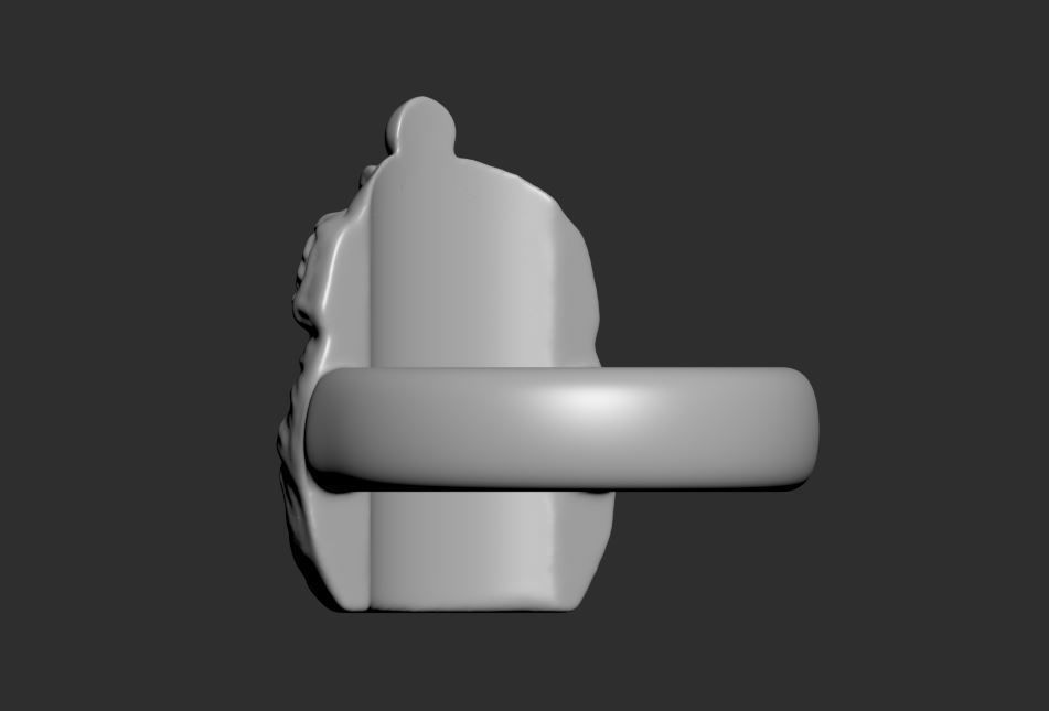 Santa Claus Napkin Ring 3D print model_9