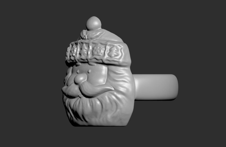 Santa Claus Napkin Ring 3D print model_5