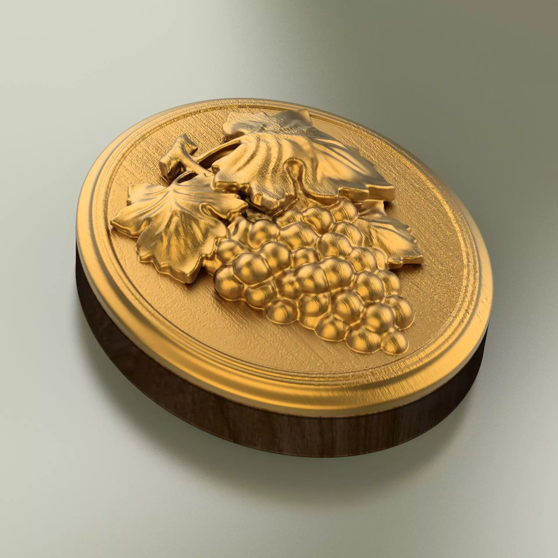 Box with grapes 3D print model