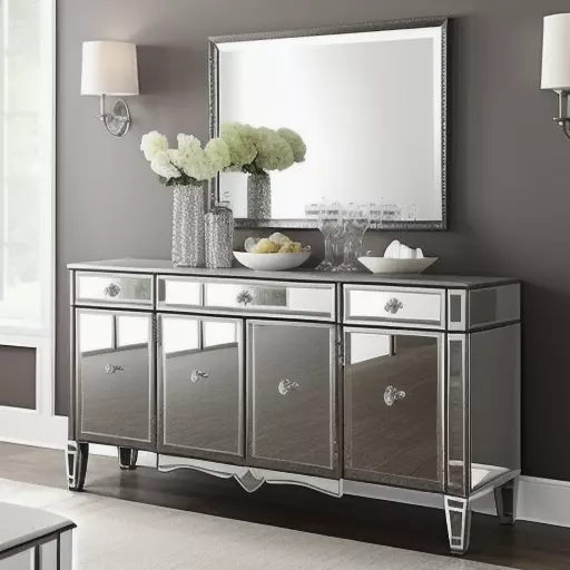 Buffet tables Glamorous Low-poly 3D model_0