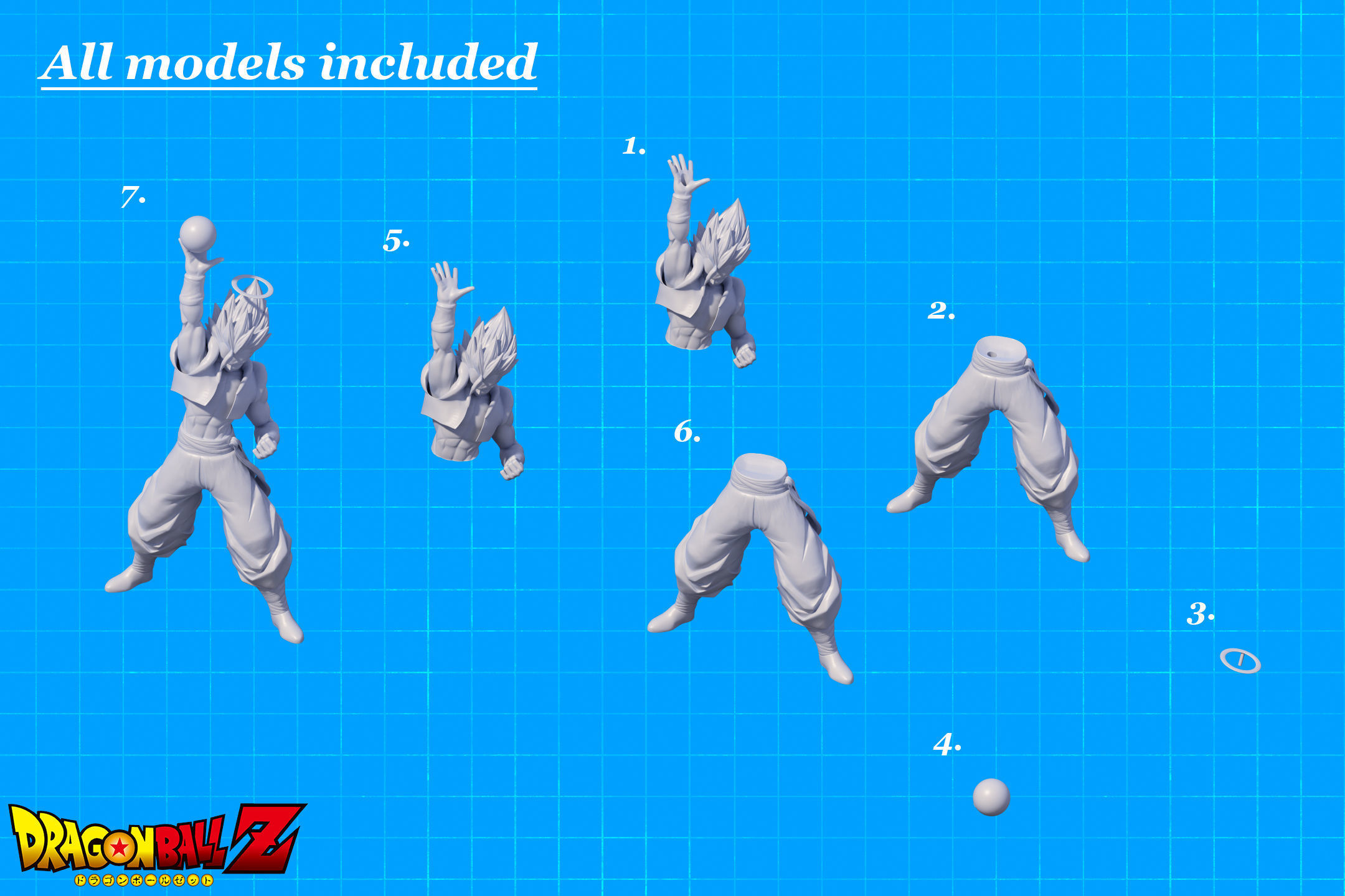 Gogeta Fusion Reborn Soul Punisher LED Ready 3D print model_8