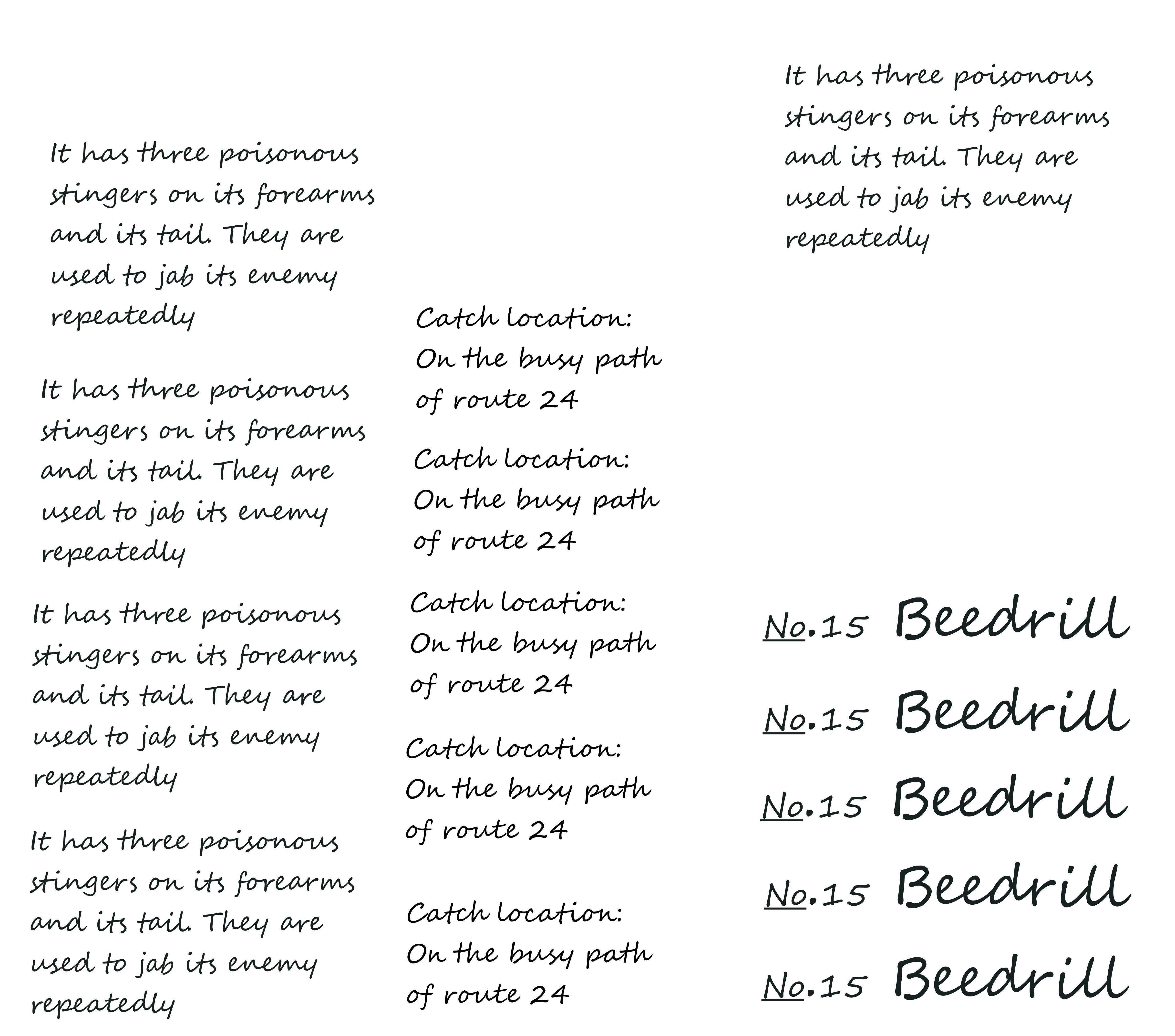 Beedrill Pokemon taxidermy 3D print model_7