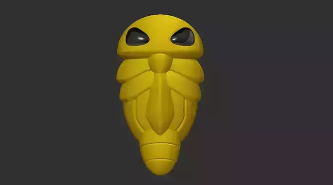 Kakuna and Weedle Pokemon taxidermy COMBO pack 3D print model