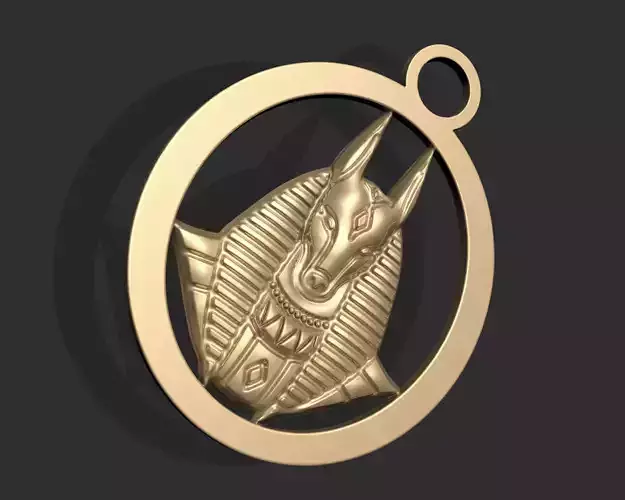 ANUBIS KING ANCIENT EGYPT PENDANT