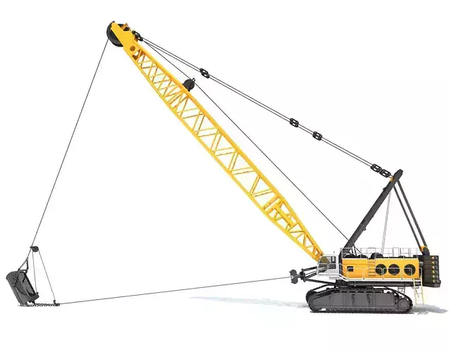 Mining Dragline Excavator 3D model