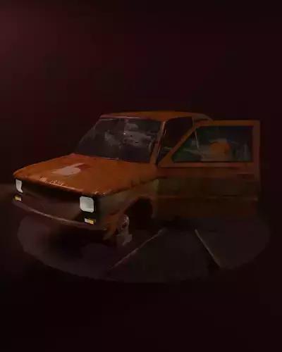 Fiat 133 1972 Decayed model