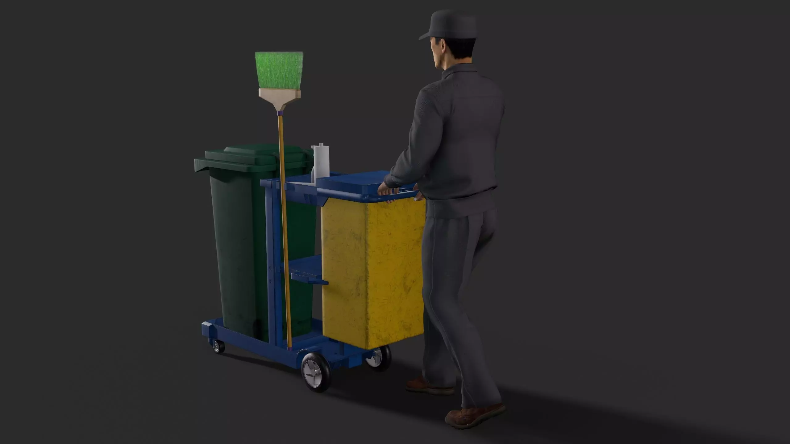 cleaner Low-poly 3D model_0