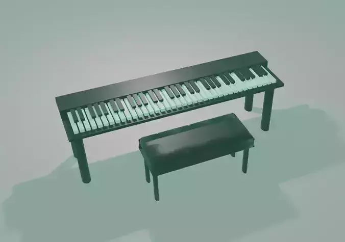 piano and chair blender