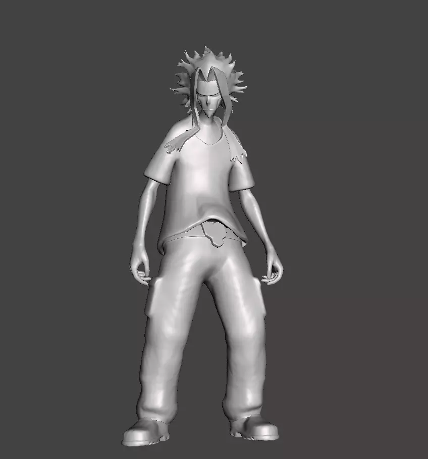 Skinny All Might 3D Model 3D print model_0
