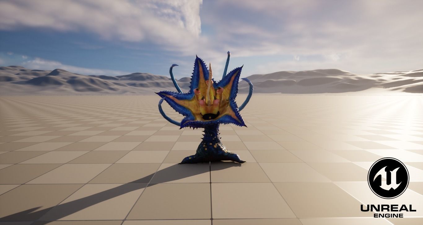 Nectus Low-poly 3D model_8