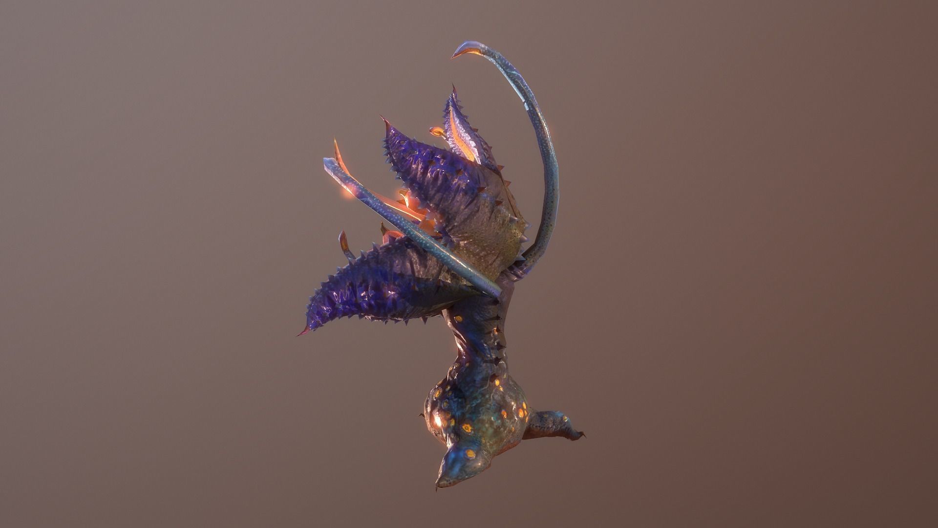 Nectus Low-poly 3D model_4