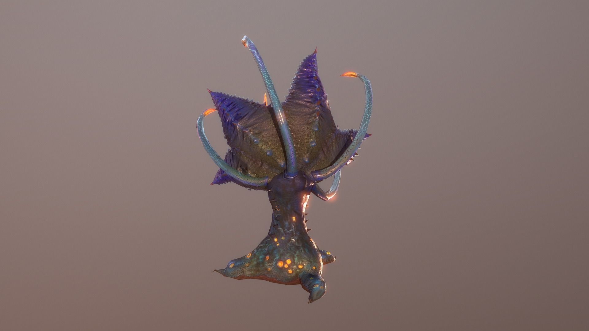 Nectus Low-poly 3D model_5