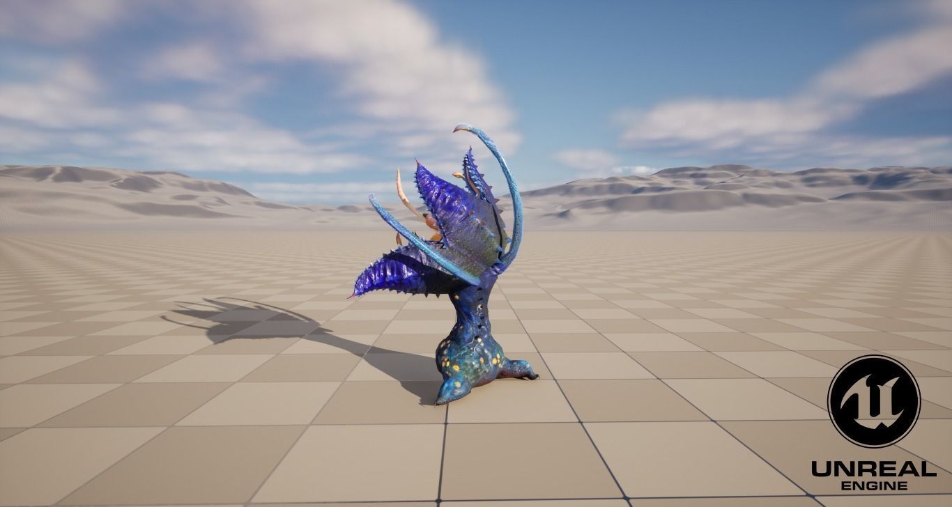 Nectus Low-poly 3D model_10