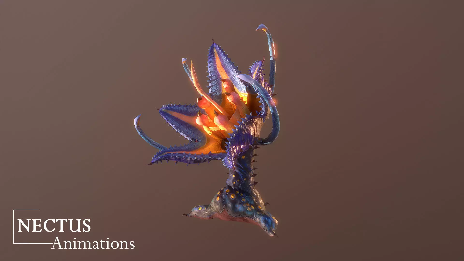 Nectus Low-poly 3D model_0