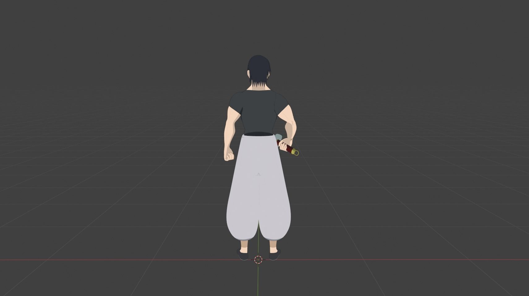 Toji Fushiguro 3D model_5