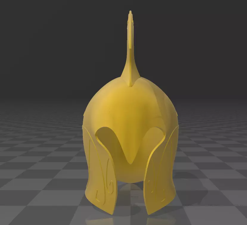 Lord of the Rings Elven elite  soldiers Helmet 3D print model_0
