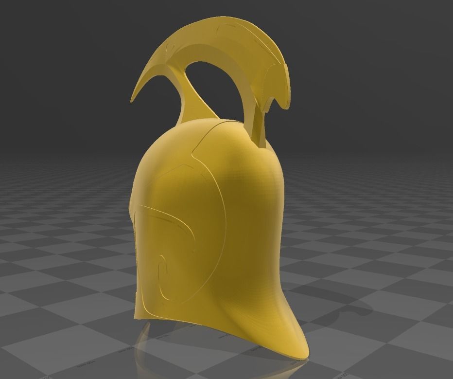 Lord of the Rings Elven elite  soldiers Helmet 3D print model_2