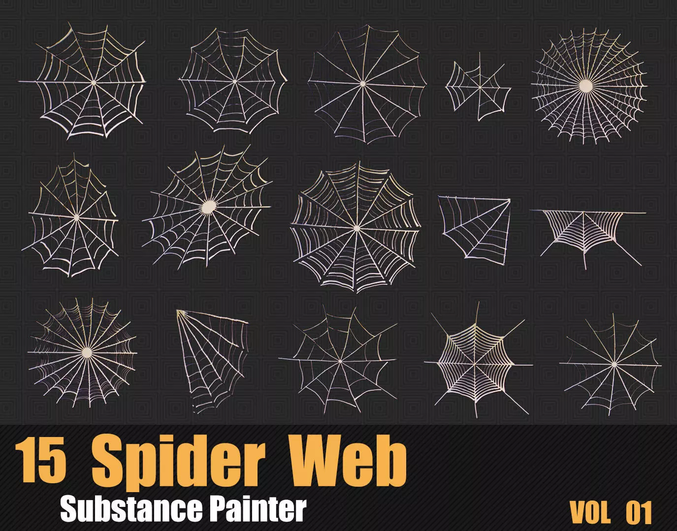 15 Spider Web Materials In Substance Painter Texture_0