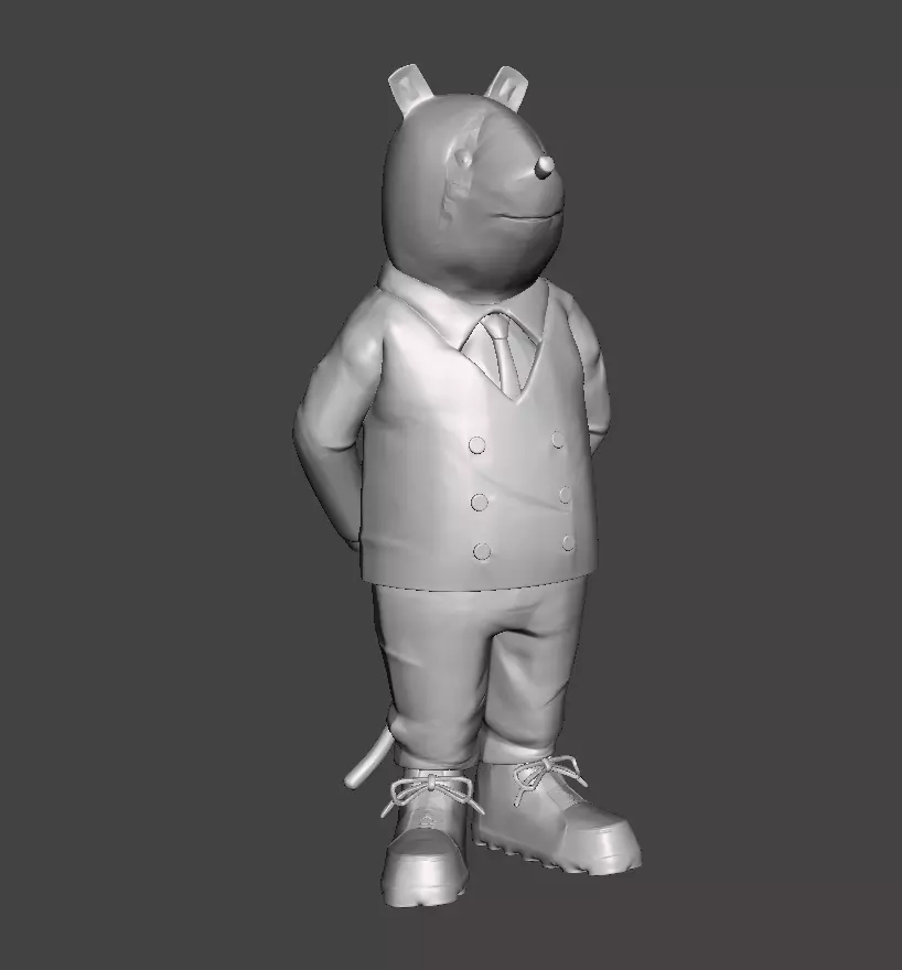 Nezu Mr Principal 3D Model 3D print model