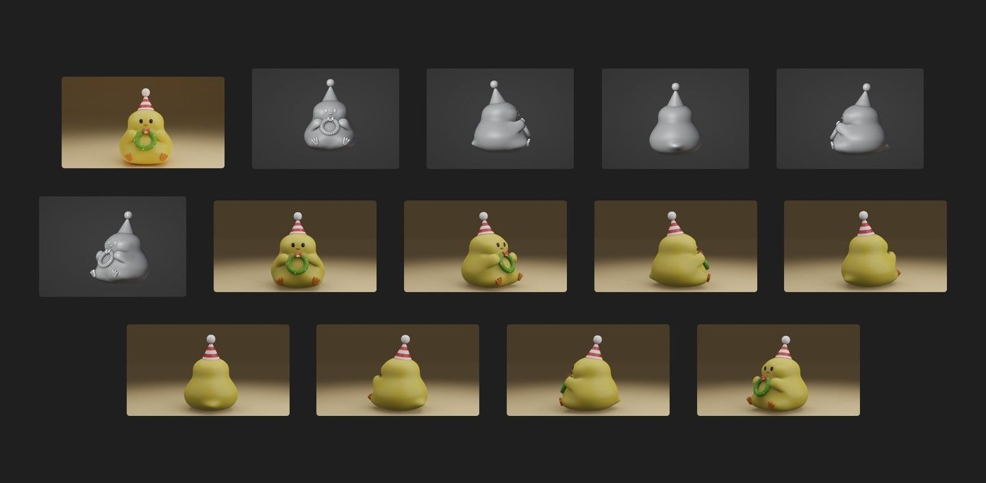 chicken 3D print model_1