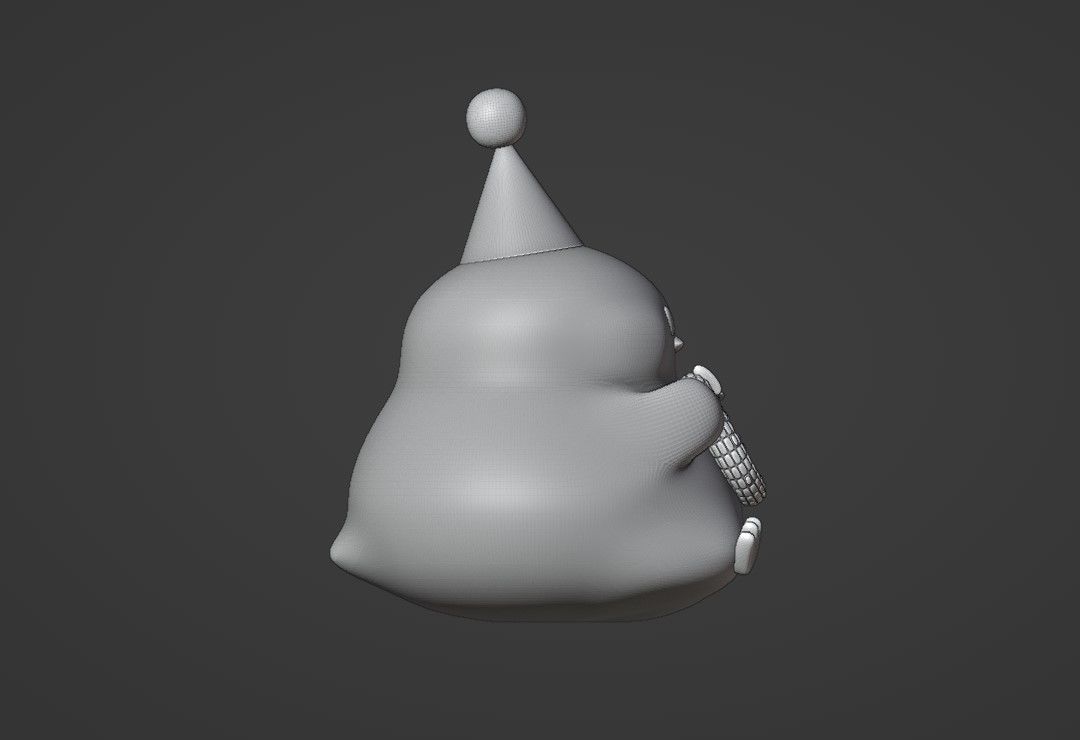 chicken 3D print model_3