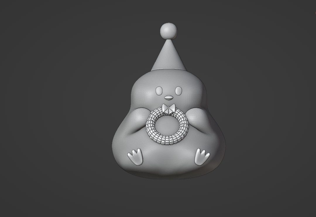 chicken 3D print model_2