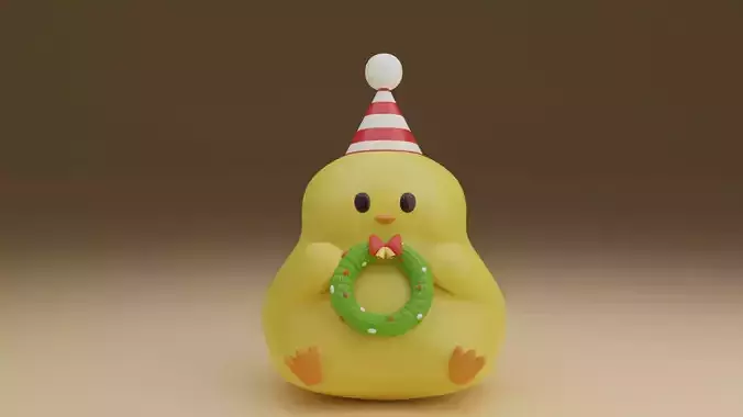 chicken 3D print model