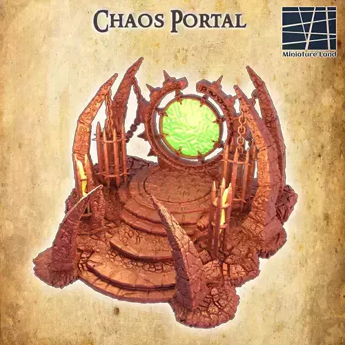 Chaos Portal Tabletop Terrain 28 MM