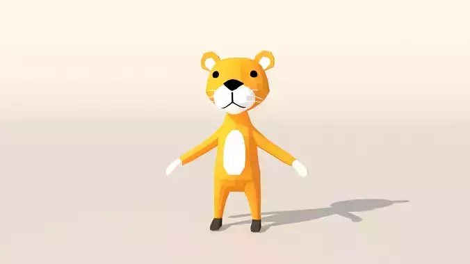 Character B097 Tiger Cute   