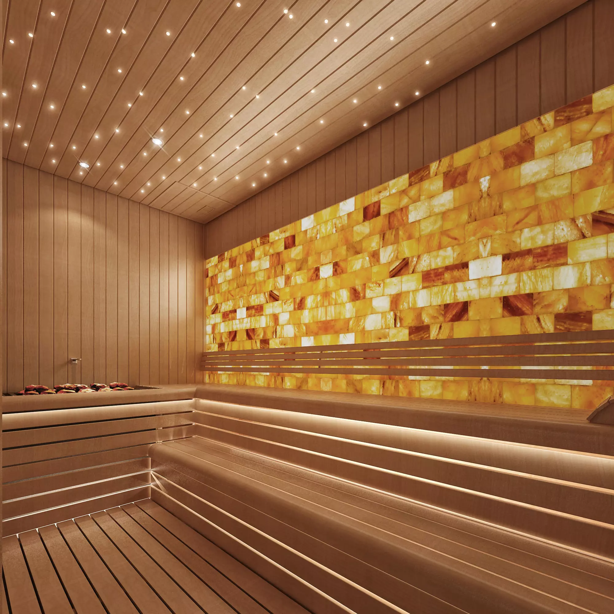 Sauna Room Interior 3D model
