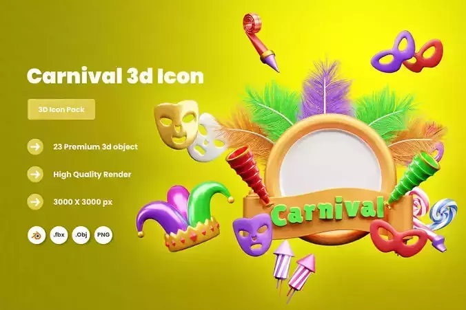 Carnival 3d Icon Pack