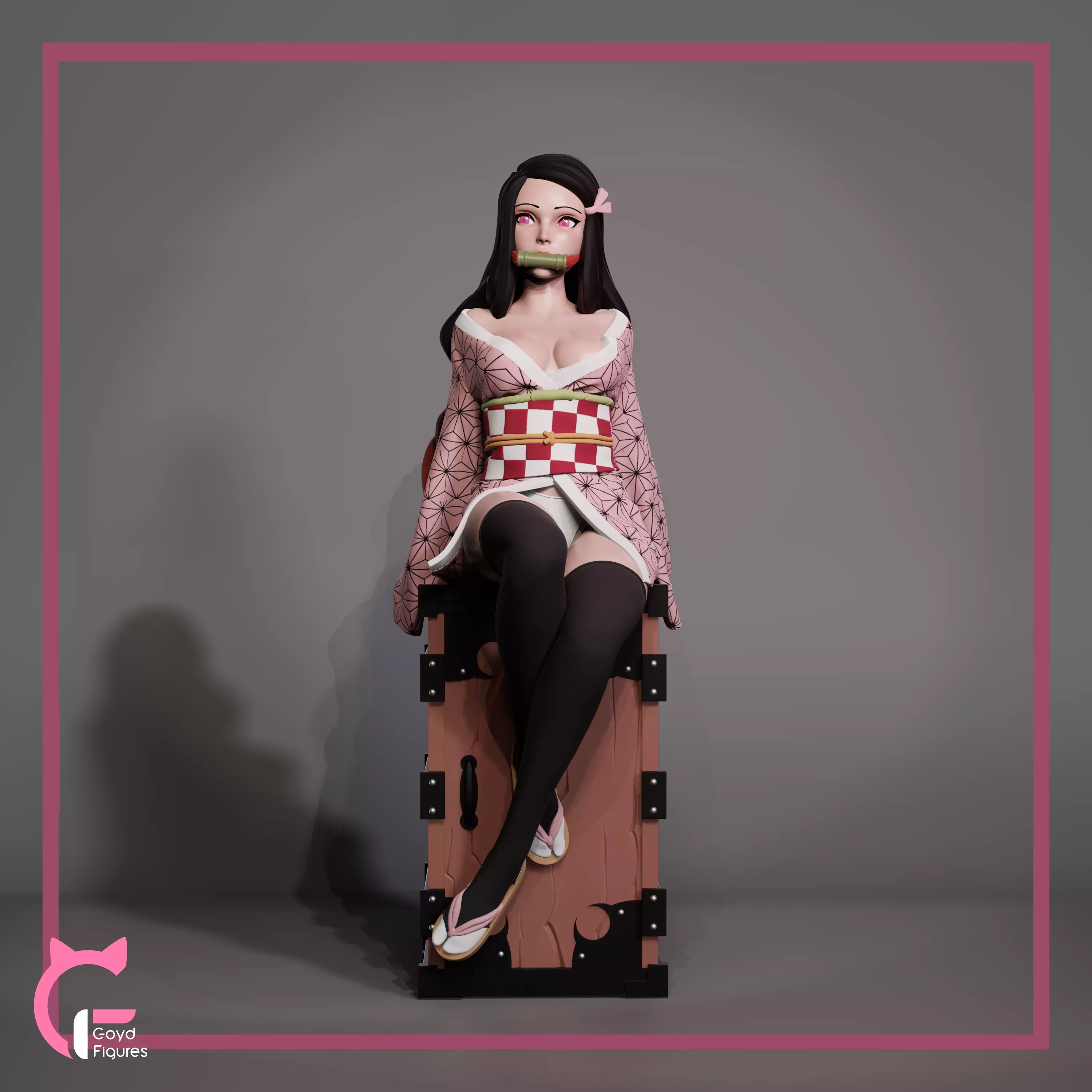 Nezuko - Kimetsu no Yaiba Fan-made 3D print model_0