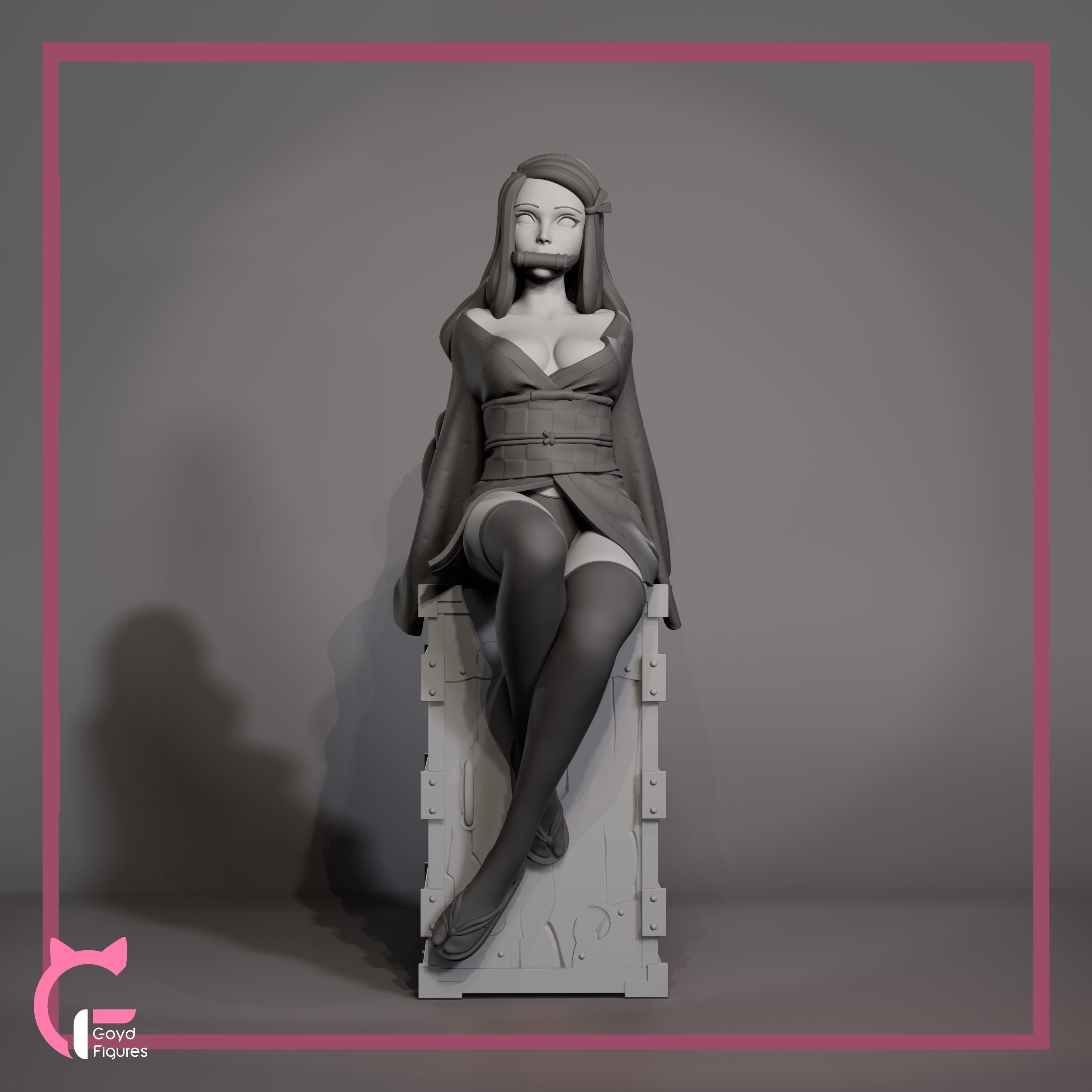Nezuko - Kimetsu no Yaiba Fan-made 3D print model_1