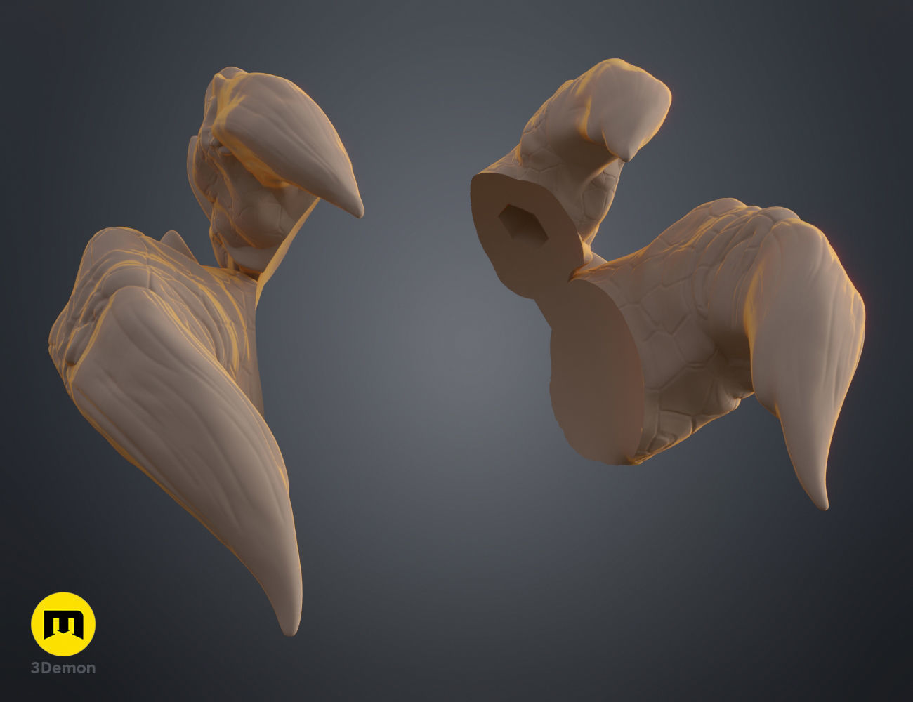 Saria Horns Arknights 3D print model_12