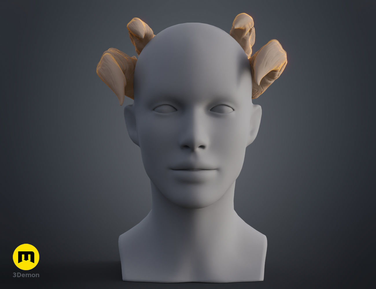 Saria Horns Arknights 3D print model_9