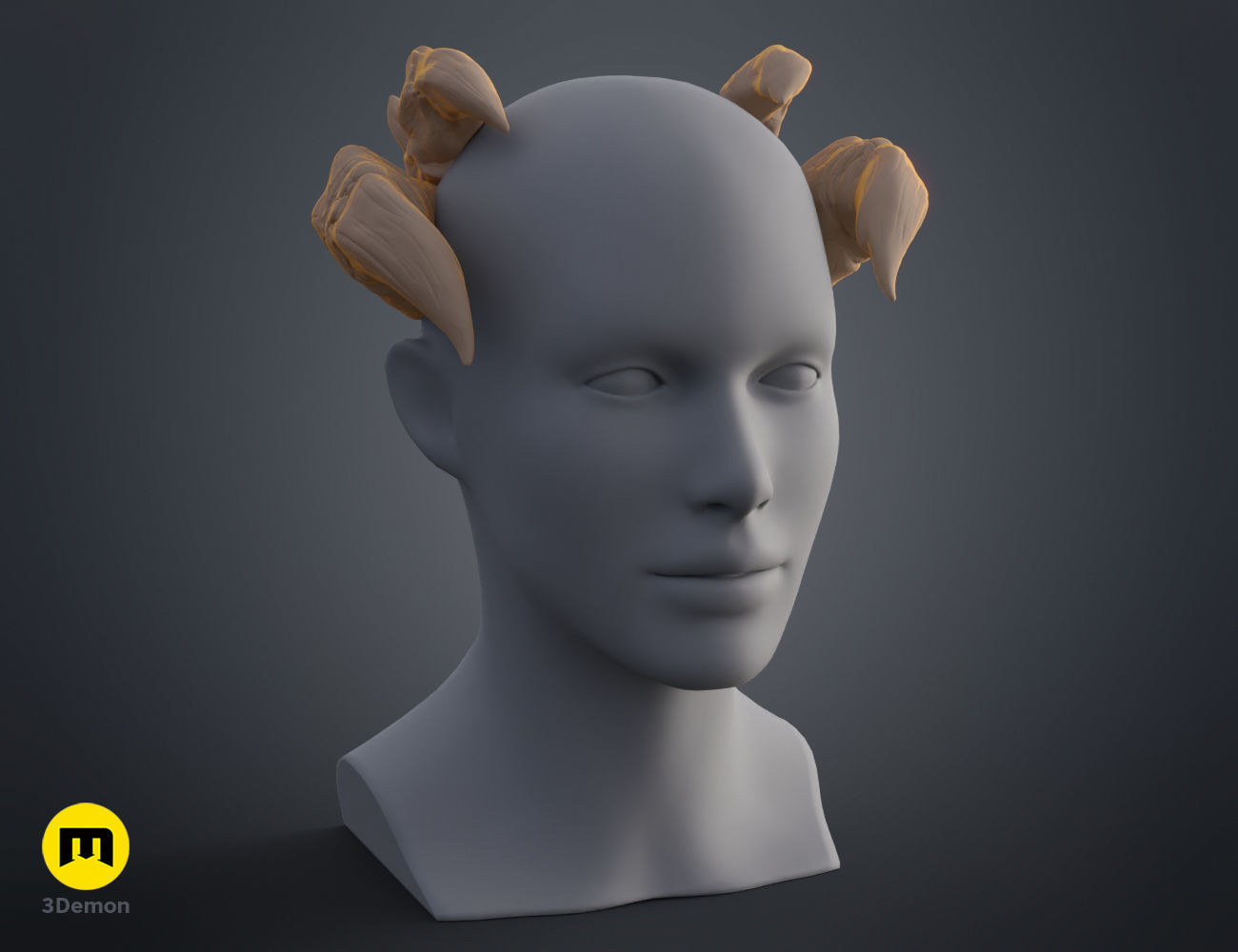 Saria Horns Arknights 3D print model_8