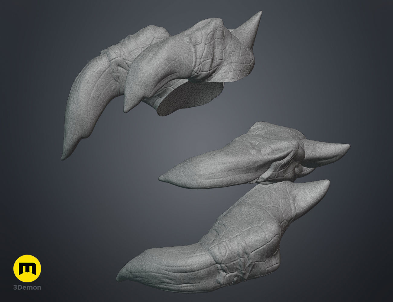 Saria Horns Arknights 3D print model_15