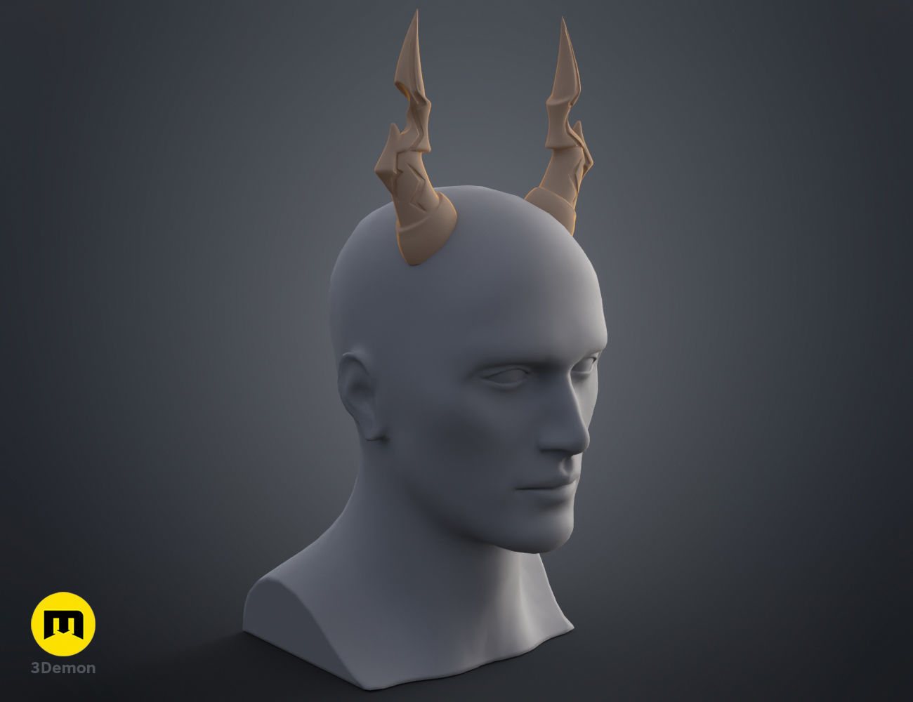 Chen Horns Arknights 3D print model_15