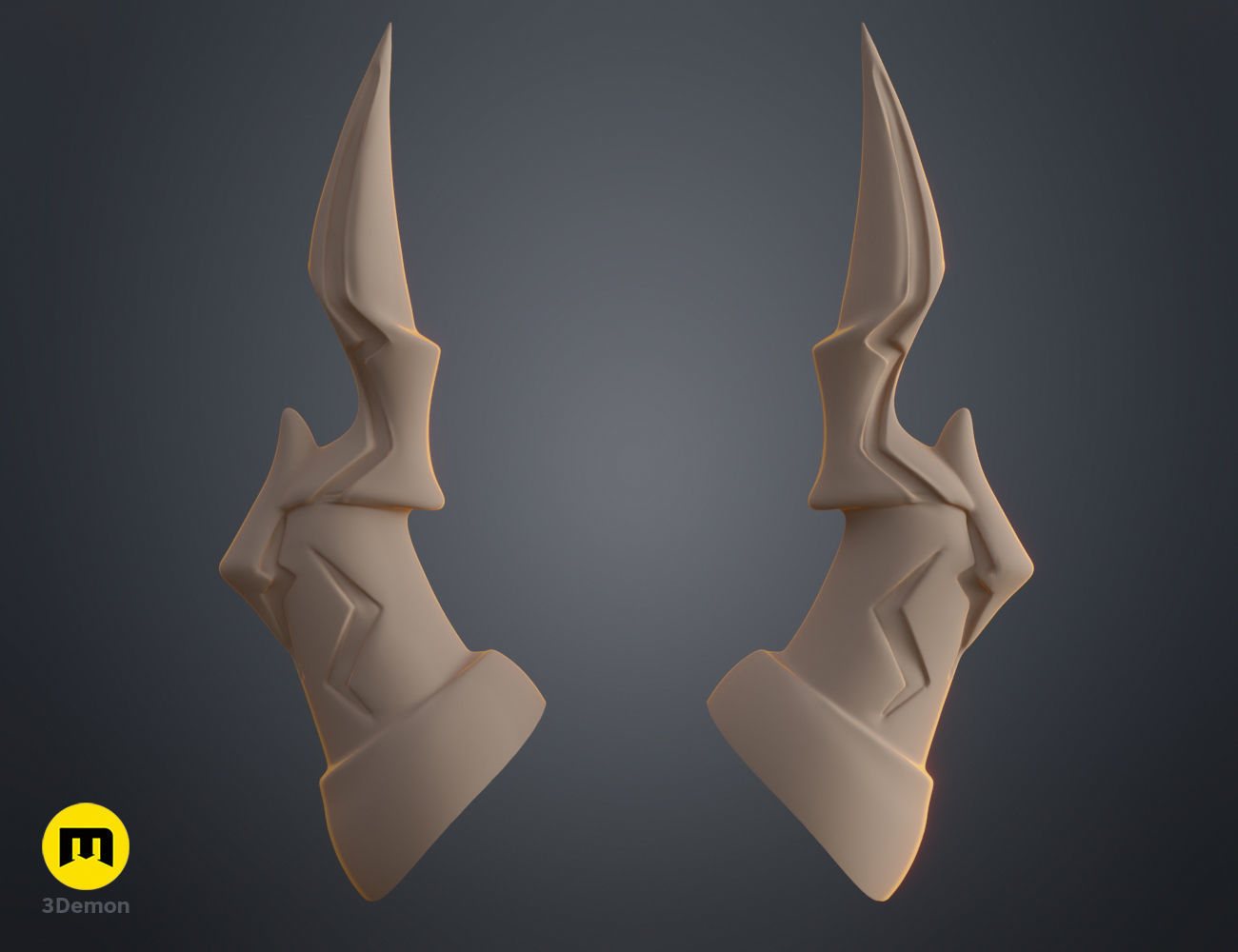 Chen Horns Arknights 3D print model_10