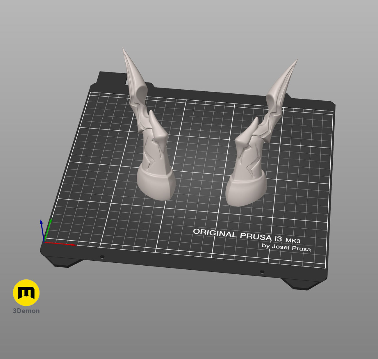 Chen Horns Arknights 3D print model_4